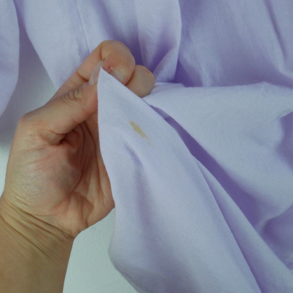 Vintage Small Nightgown Pastel Purple Grannycore Prairie Modest Cottagecore 90s - Picture 12 of 12